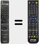 Télécommande pour remplacer GA 841 WJSA