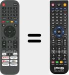 Télécommande pour remplacer GMS32A2 (RC45250)