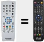 T&eacute;l&eacute;commande pour remplacer Tele Pilot 1002 (720117142300)