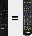 Télécommande pour remplacer TS1-R6 NETFLIX (759551851300)