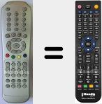 Télécommande pour remplacer RX9187R