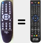 T&eacute;l&eacute;commande pour remplacer HD730