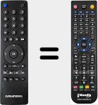 T&eacute;l&eacute;commande pour remplacer 759551617300