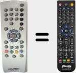 Télécommande pour remplacer TELE PILOT 156C (720116300000)