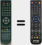 T&eacute;l&eacute;commande pour remplacer RCGU37FHD1080