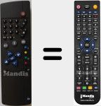 Télécommande pour remplacer TP 720