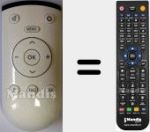 Télécommande pour remplacer YF2187R (720117145400)