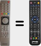 T&eacute;l&eacute;commande pour remplacer TS4187R-2 (759551807400)