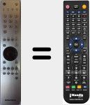 T&eacute;l&eacute;commande pour remplacer TP 1 (720117141200)