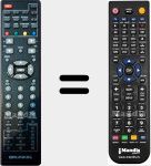 T&eacute;l&eacute;commande pour remplacer OL0165