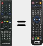 Télécommande pour remplacer H2NEC