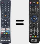 T&eacute;l&eacute;commande pour remplacer HR20J001GPD1