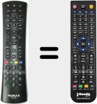 Télécommande pour remplacer RM-H06S (03202-00184)