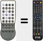 Télécommande pour remplacer REMCON787