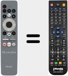 Télécommande pour remplacer H65S9UG PRO (0530068944)