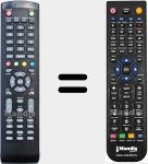 Télécommande pour remplacer HI3211HD-MM