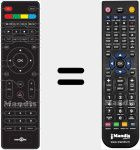 Télécommande pour remplacer Hi5003UHDMM