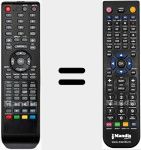 Télécommande pour remplacer ER2RC0208620081