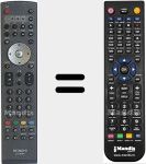 Télécommande pour remplacer CLE966A (VS30047016)