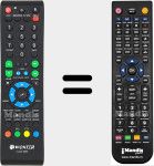 T&eacute;l&eacute;commande pour remplacer ICUBE5000