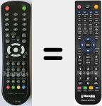 T&eacute;l&eacute;commande pour remplacer I-DISPLAY8019HDELITE