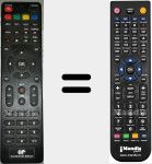 T&eacute;l&eacute;commande pour remplacer 24NE5000