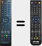 T&eacute;l&eacute;commande pour remplacer REMCON1833