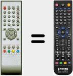 T&eacute;l&eacute;commande pour remplacer KTF20B2