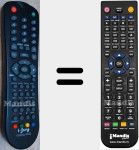 T&eacute;l&eacute;commande pour remplacer I-Display 9022