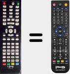 Télécommande pour remplacer LUX9119
