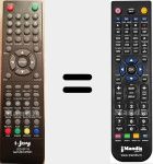 T&eacute;l&eacute;commande pour remplacer ILED19SHHPB01-2