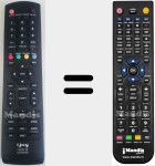 T&eacute;l&eacute;commande pour remplacer i-LED 32 (iled32SGB06)