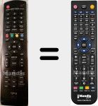 T&eacute;l&eacute;commande pour remplacer ILED19 (ILED19SGB05)