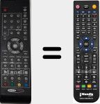 Télécommande pour remplacer TL 1536W-BTP
