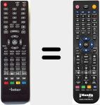 Télécommande pour remplacer Inter003