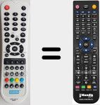 T&eacute;l&eacute;commande pour remplacer Isern001