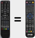 T&eacute;l&eacute;commande pour remplacer LEDTVJTC19