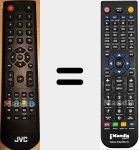 T&eacute;l&eacute;commande pour remplacer LT-58HV92