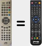 Télécommande pour remplacer RM-C 2507 (23063198)