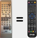Télécommande pour remplacer RM-SRVNB90E (BI600NB9004B)