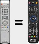 T&eacute;l&eacute;commande pour remplacer AXD1510