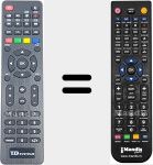 Télécommande pour remplacer K40DLJ12F