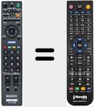 Télécommande pour remplacer REMCON958