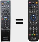 T&eacute;l&eacute;commande pour remplacer REMCON954