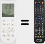 Télécommande pour remplacer KPT-2000B 5209L