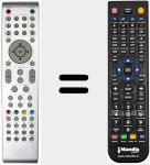 Télécommande pour remplacer KT 6957