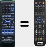Télécommande pour remplacer RCR0627 (A70161205)
