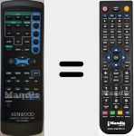 Télécommande pour remplacer RC-D0308 (A70157008)