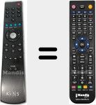Télécommande pour remplacer DP-470