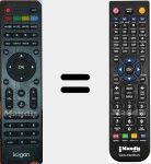 T&eacute;l&eacute;commande pour remplacer KOG002